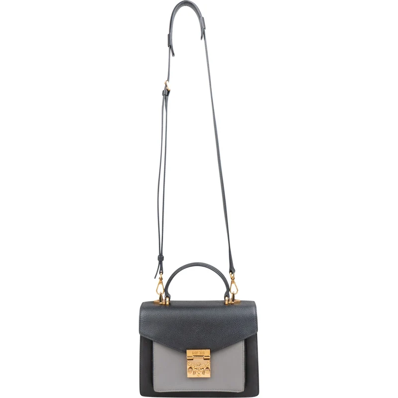 MCM Bicolor Leather Patricia Crossbody Handbag