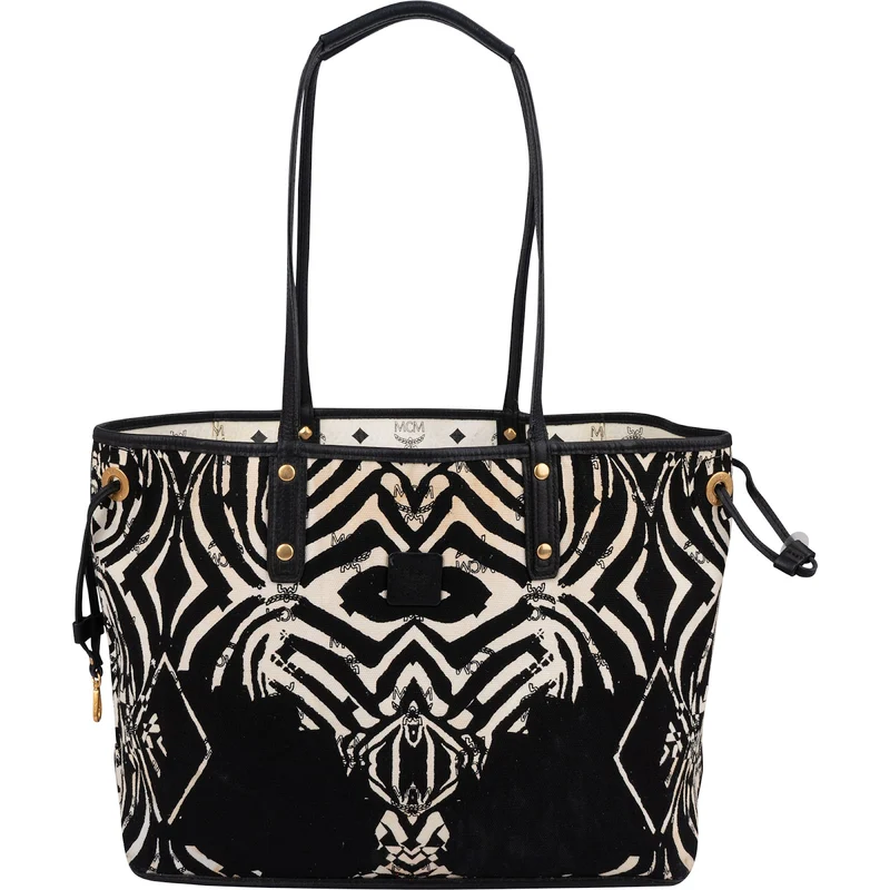 MCM Monogram Visetos Reversible Liz Tote Shoulder Bag