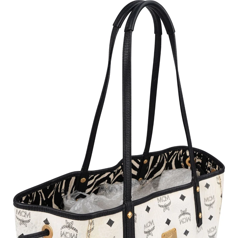 MCM Monogram Visetos Reversible Liz Tote Shoulder Bag