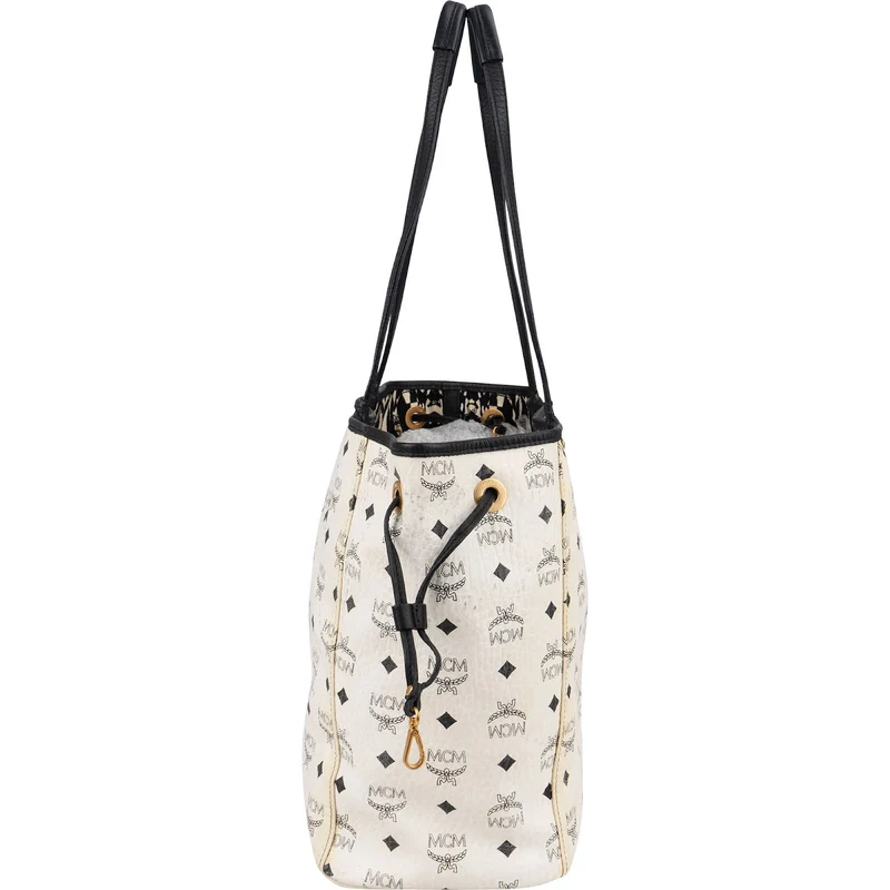 MCM Monogram Visetos Reversible Liz Tote Shoulder Bag