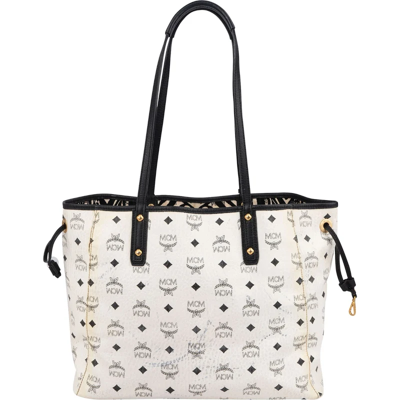MCM Monogram Visetos Reversible Liz Tote Shoulder Bag