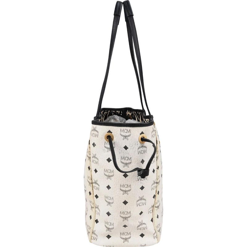 MCM Monogram Visetos Reversible Liz Tote Shoulder Bag