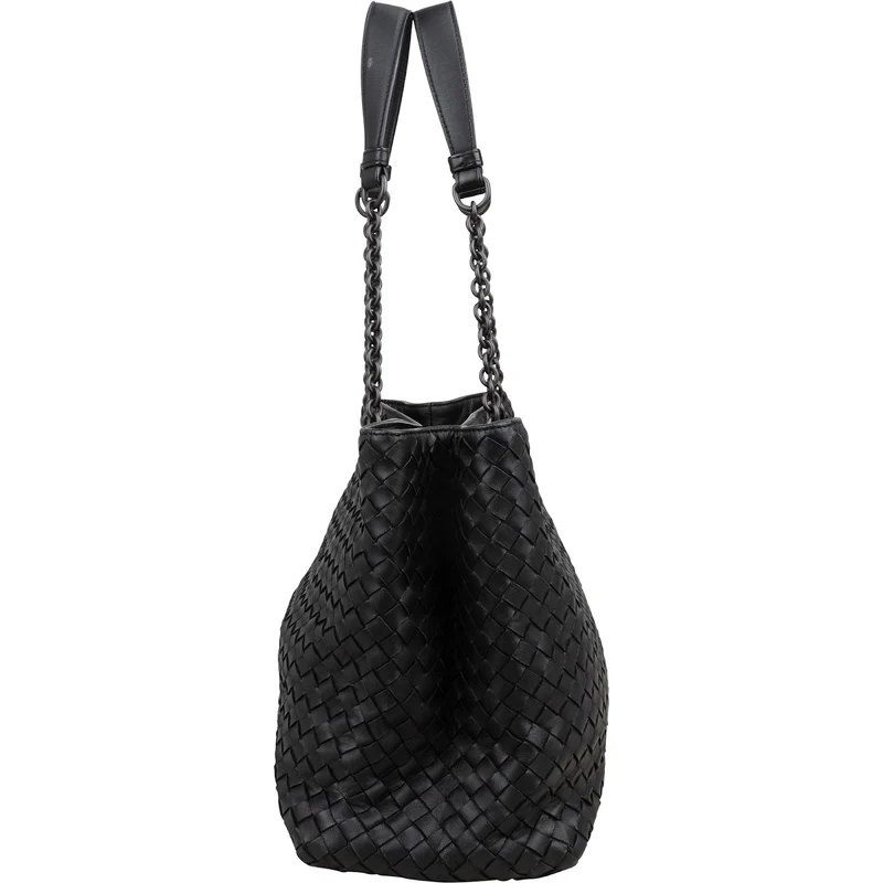Bottega Veneta Intrecciato Nappa Leather Chain Shoulder Bag