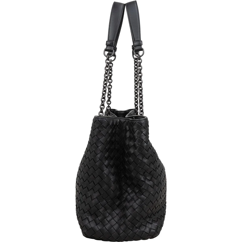 Bottega Veneta Intrecciato Nappa Leather Chain Shoulder Bag