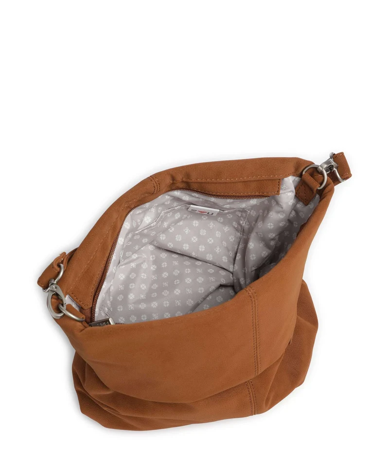 Zwei Mademoiselle.M M12 Beuteltasche nubuk/cognac