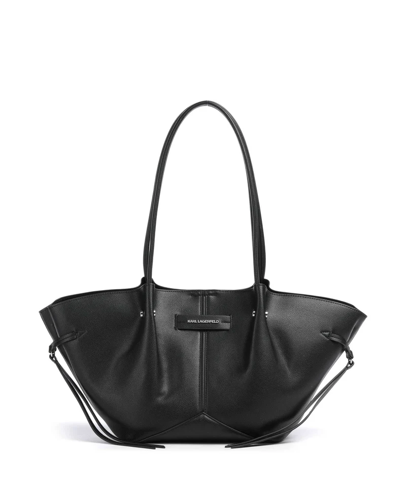 Karl Lagerfeld K/Pierced Small Shopper black nickel