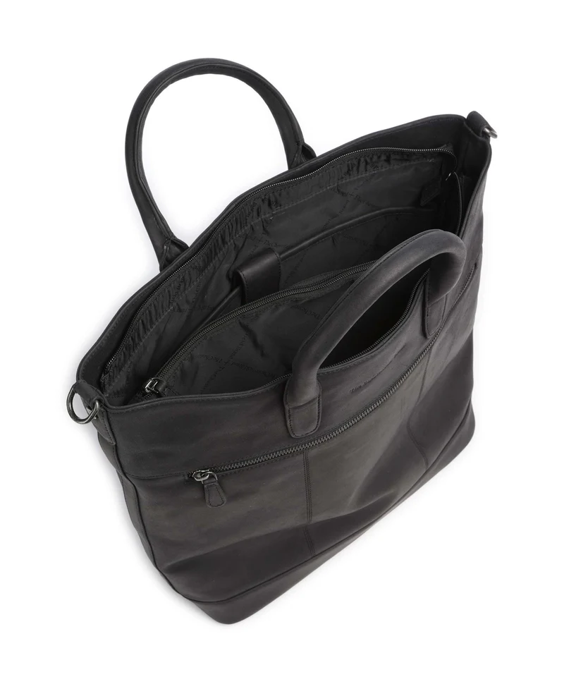 The Chesterfield Brand Wax Pull Up Cow Westbrook Handtasche black