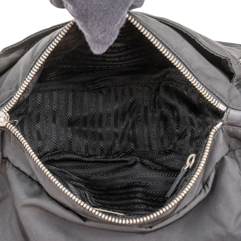 Prada Tessuto Nylon Triangle Flap Pocket Shoulder Bag