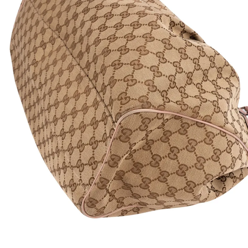Gucci Monogram GG Canvas Sukey Hobo Shoulder Bag