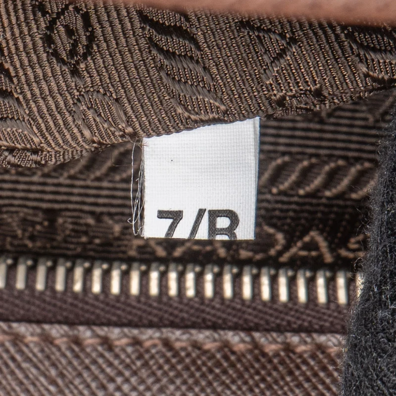 Prada Saffiano Leather Triangle Messenger Crossbody Bag