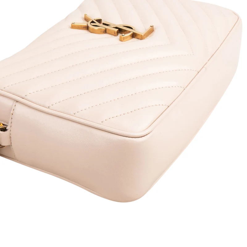 Yves Saint Laurent Quilted Leather Lou Camera Crossbody Bag