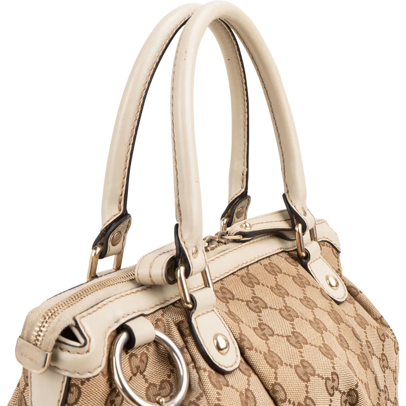 Gucci Monogram GG Canvas Sukey Tote Handbag