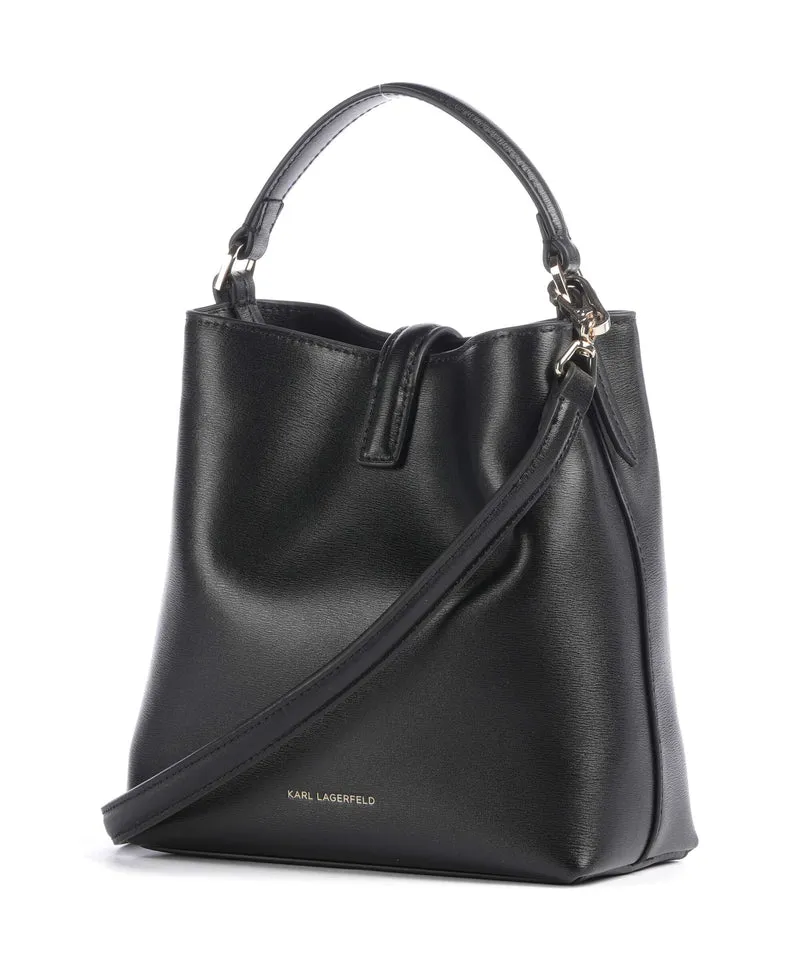 Karl Lagerfeld K/Autograph Small Bucket Handtasche black/gold