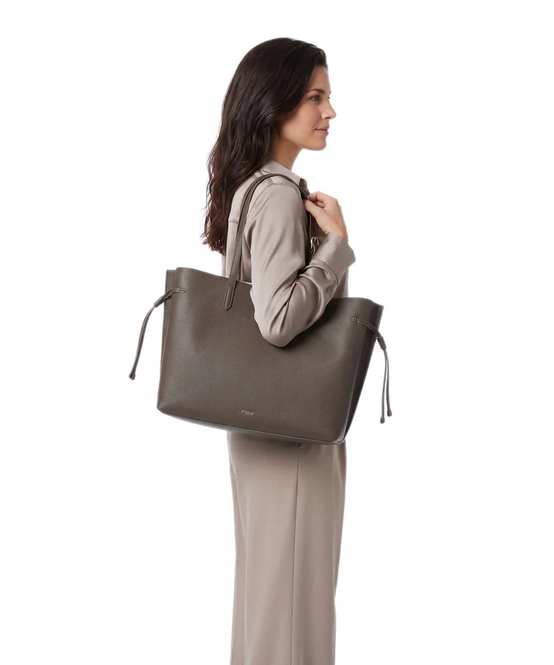 Furla Ava L Shopper mogano/cremino