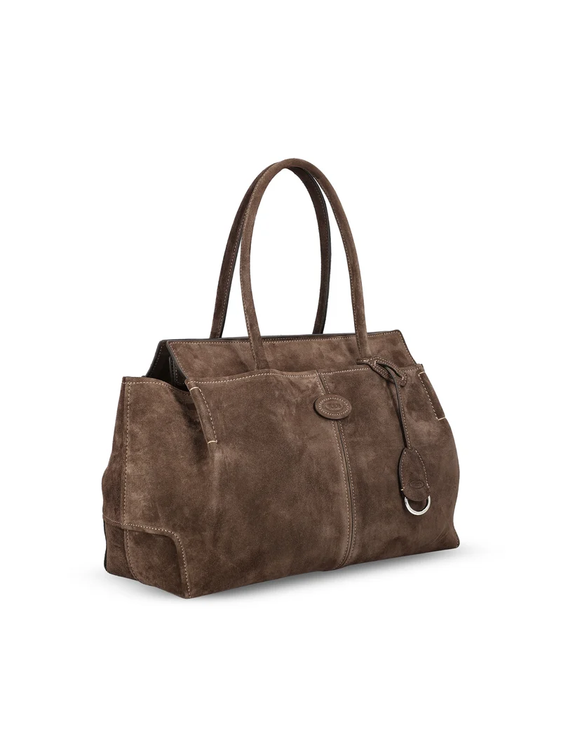 TOD'S Borsa Shopping In Pelle Scamosciata Media