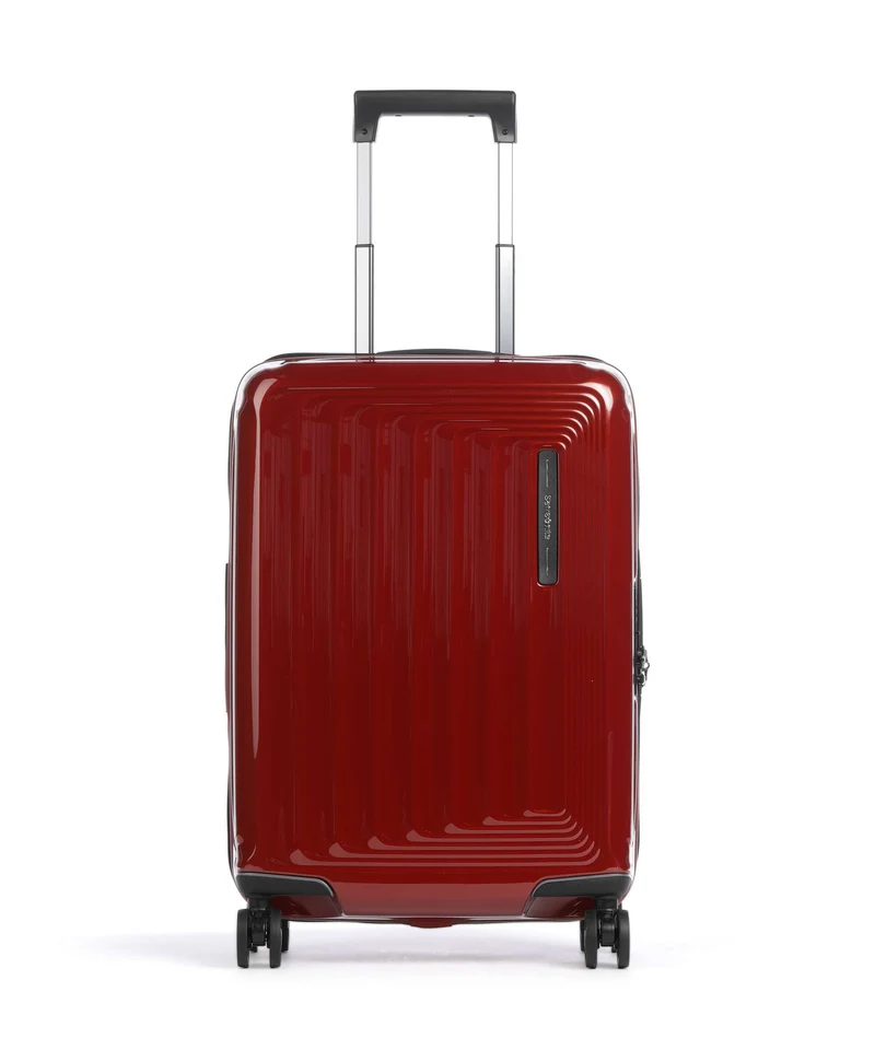 Samsonite Nuon 4-Rollen Trolley metallic red