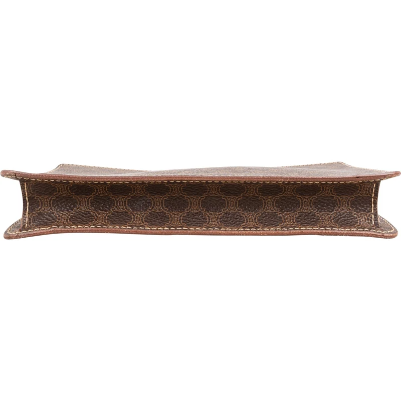 Celine Macadam Monogram Canvas Pochette Accessoires Handbag