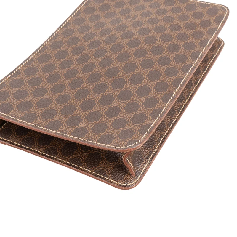 Celine Macadam Monogram Canvas Pochette Accessoires Handbag