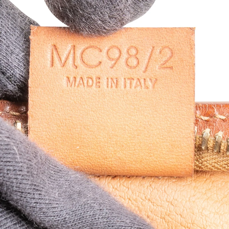 Celine Macadam Monogram Canvas Pochette Accessoires Handbag