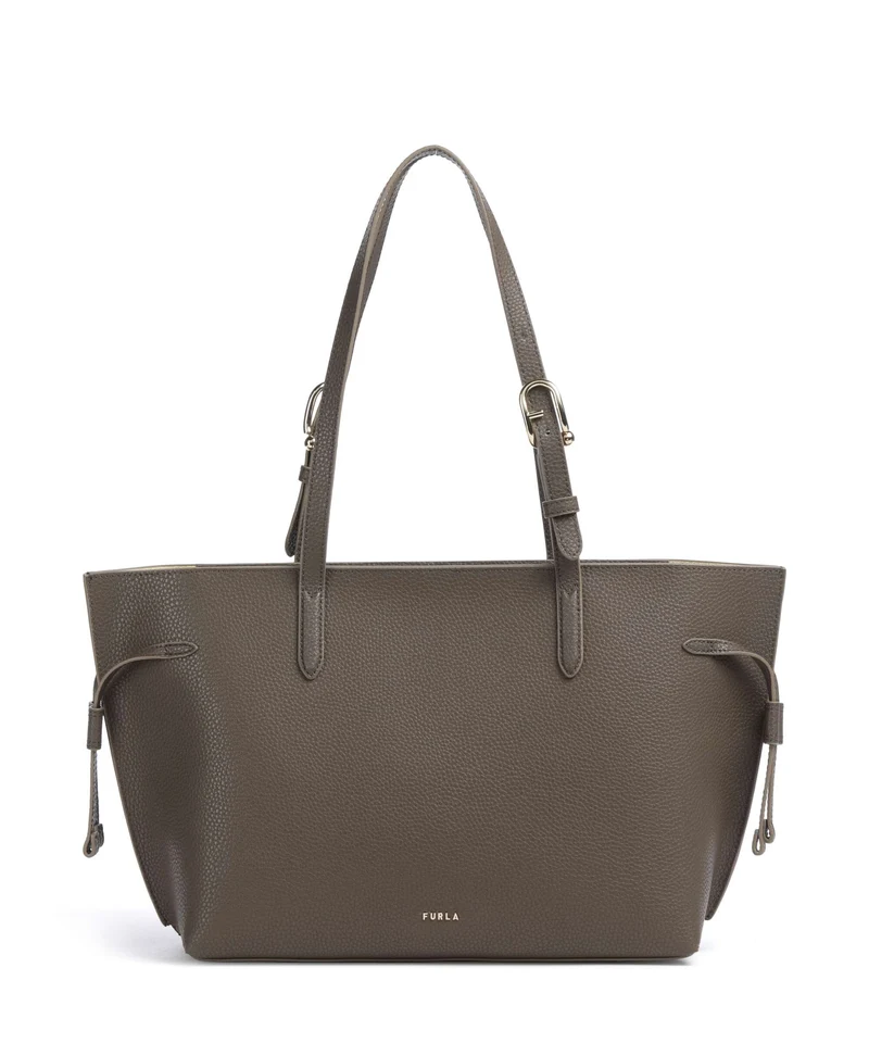 Furla Ava M Shopper mogano/cremino
