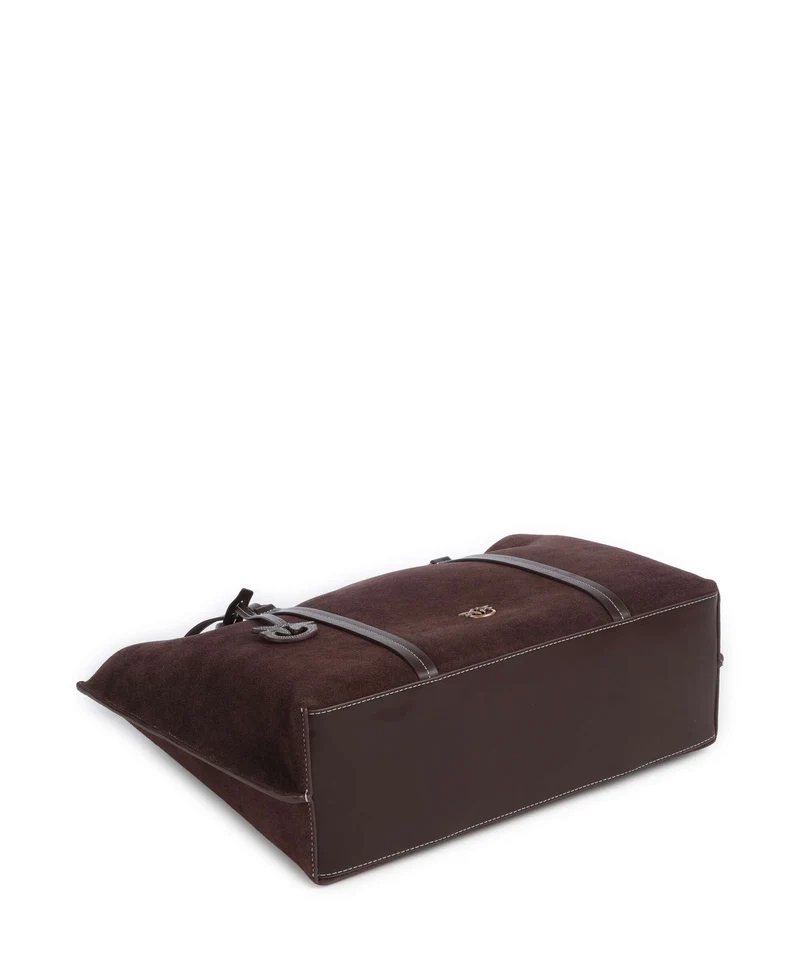 Pinko Carrie Big Shopper borgogna/antique gold