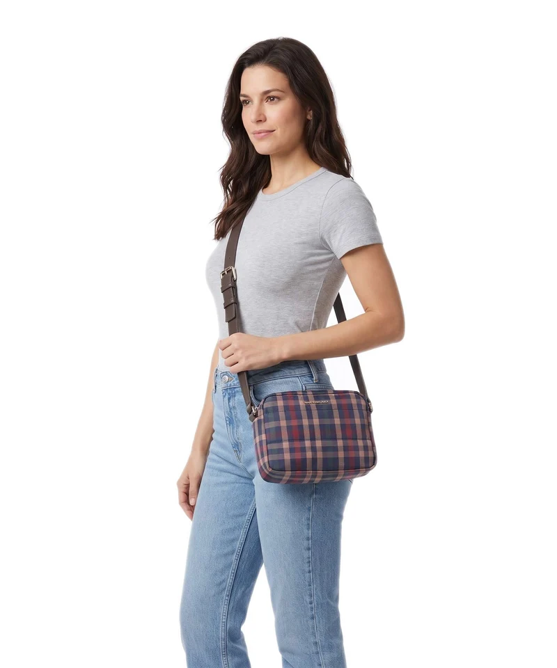 Mandarina Duck Tartan Umhängetasche tartan brown