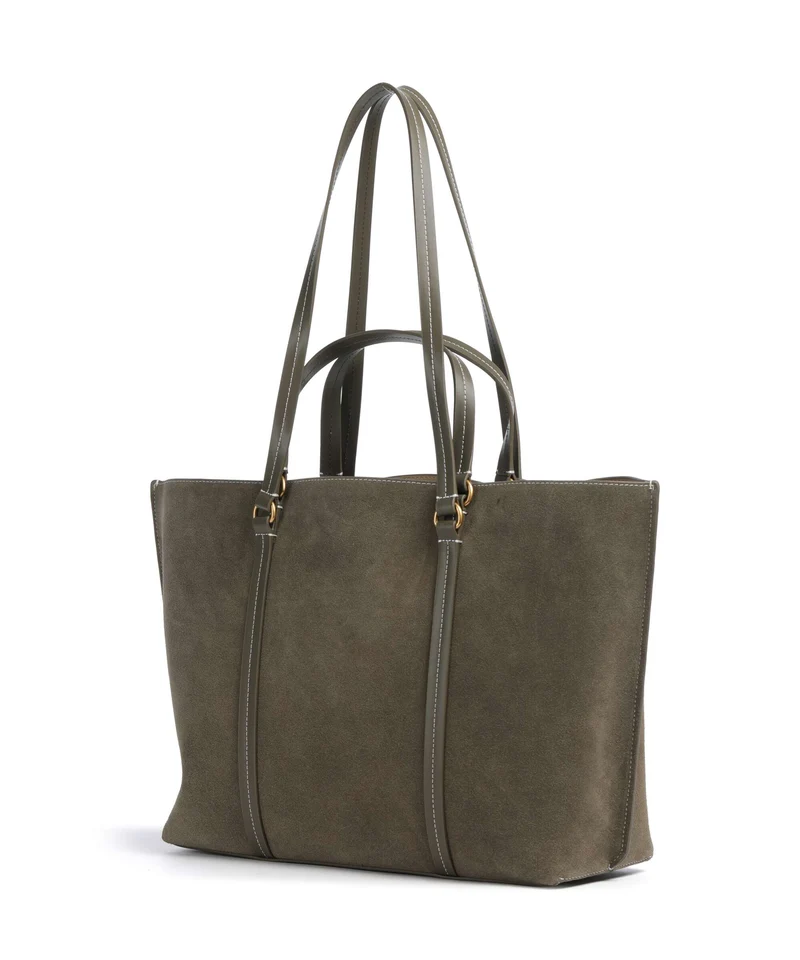 Pinko Carrie Big Shopper verde/oliva scuro/antique gold
