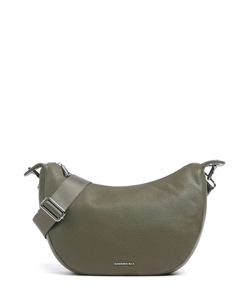 Mandarina Duck Mellow Leather Schultertasche winter olive