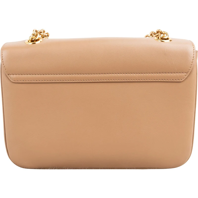 Celine Calfskin Classic Box Medium C Lock Crossbody Bag