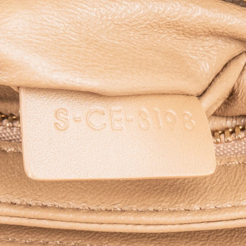 Celine Calfskin Classic Box Medium C Lock Crossbody Bag