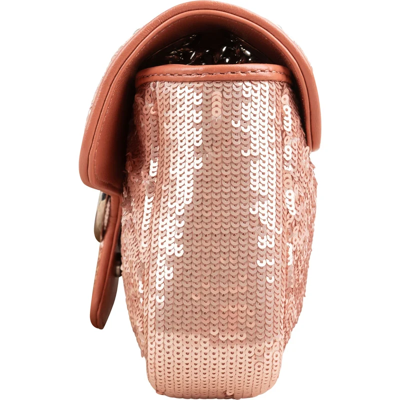 Gucci Quilted Sequin GG Marmont Small Crossbody Bag