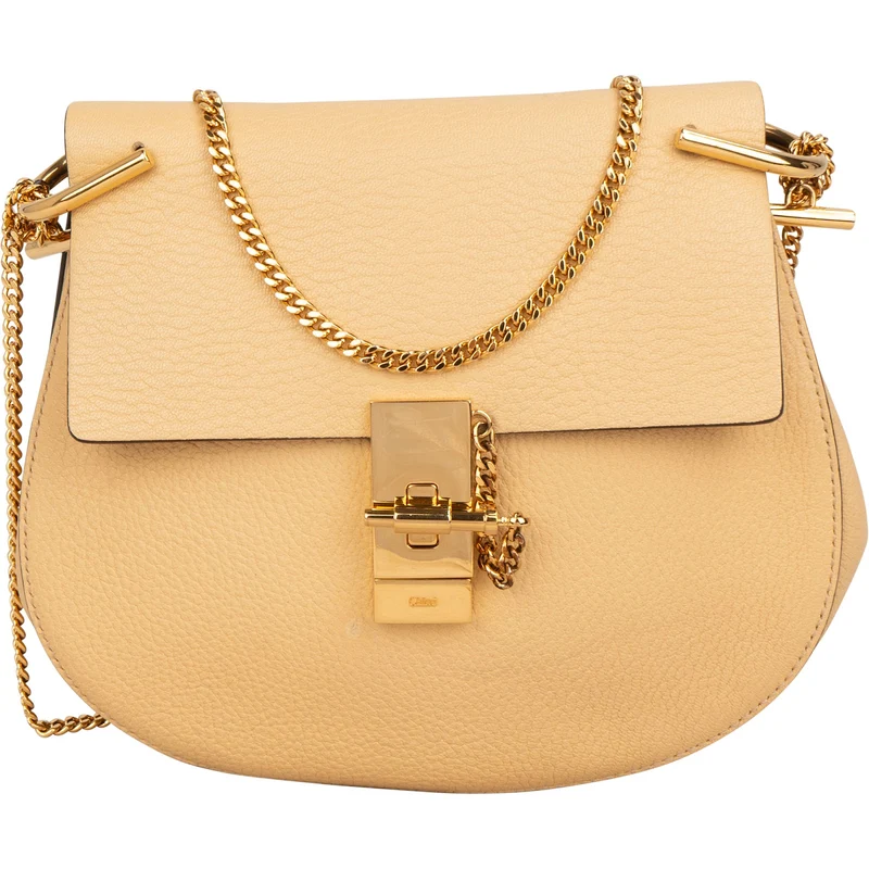 Chloé Grained Leather Drew Crossbody Bag