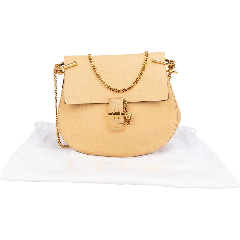 Chloé Grained Leather Drew Crossbody Bag