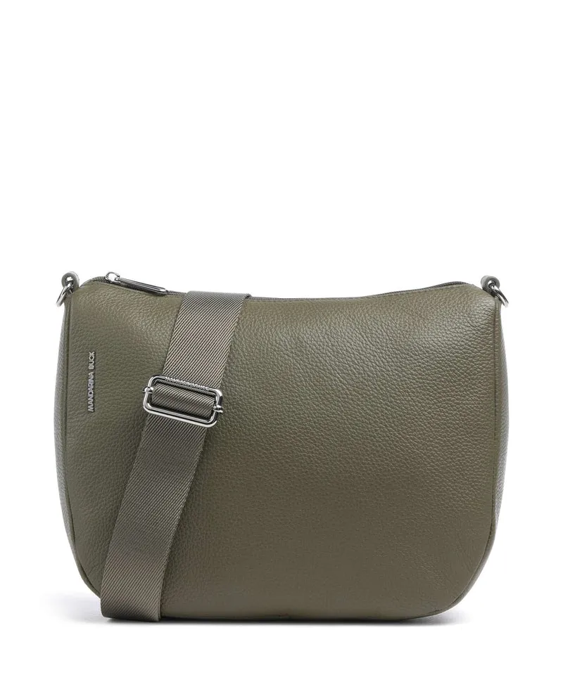 Mandarina Duck Mellow Leather Umhängetasche winter olive