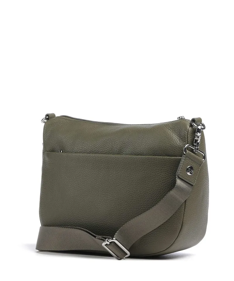 Mandarina Duck Mellow Leather Umhängetasche winter olive