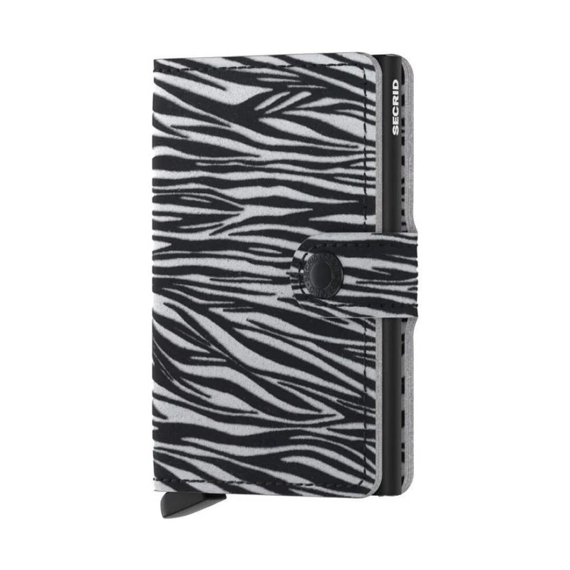 Kreditkartenetui Zebra Hellgrau