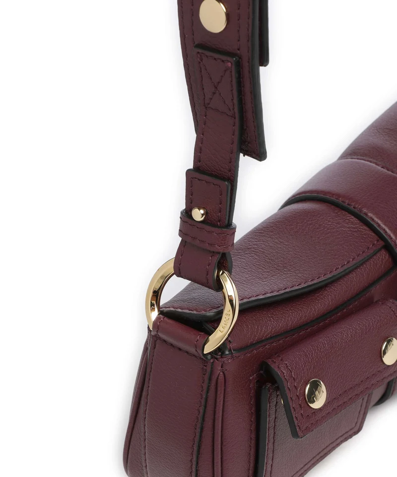 Lancel Multipocket Schultertasche cassis