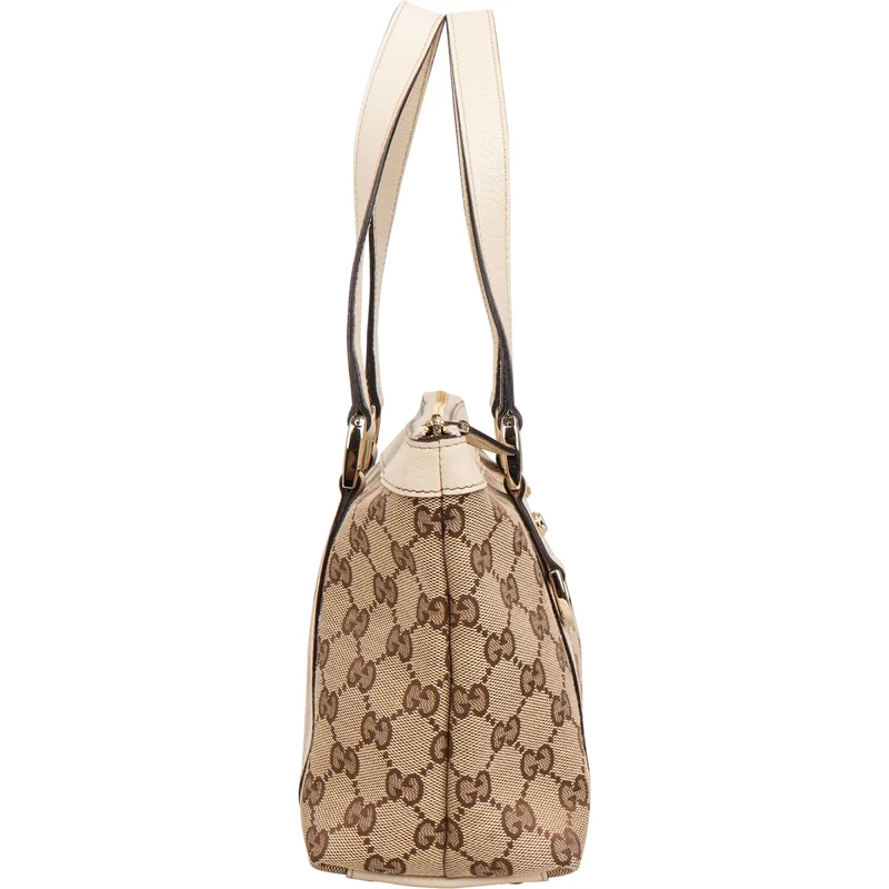 Gucci Monogram GG Canvas Abbey Small Tote Shoulder Bag