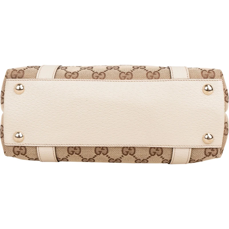 Gucci Monogram GG Canvas Abbey Small Tote Shoulder Bag