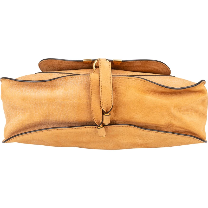 Chloé Brown Suede Marcie Handbag