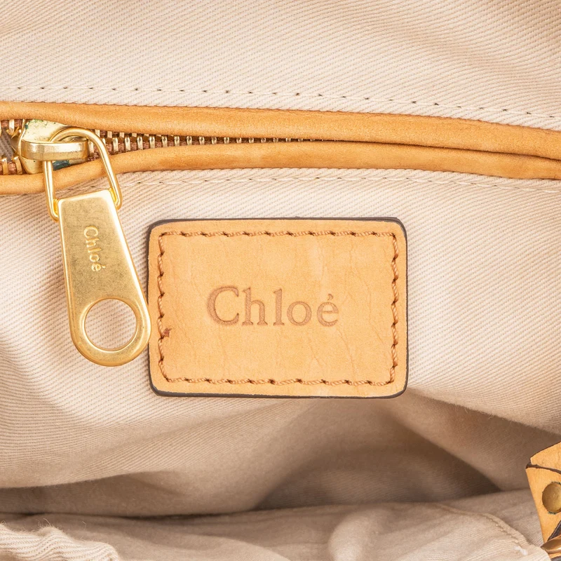 Chloé Brown Suede Marcie Handbag