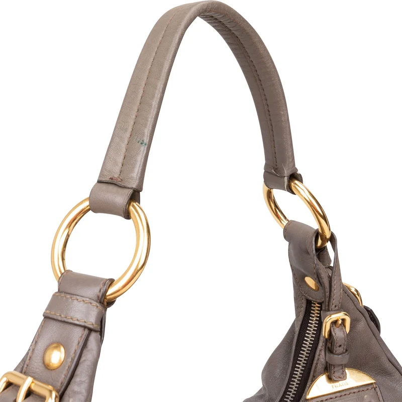 Prada Vitello Daino Hobo Shoulder Bag