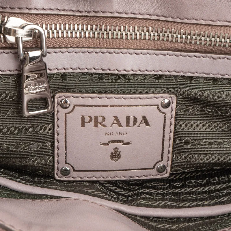 Prada Quilted Nappa Gaufre Satchel Handbag