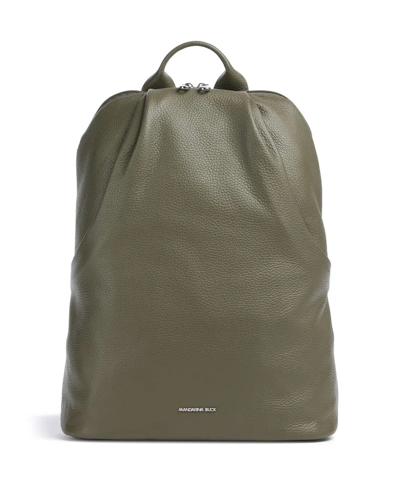 Mandarina Duck Mellow Leather Rucksack winter olive