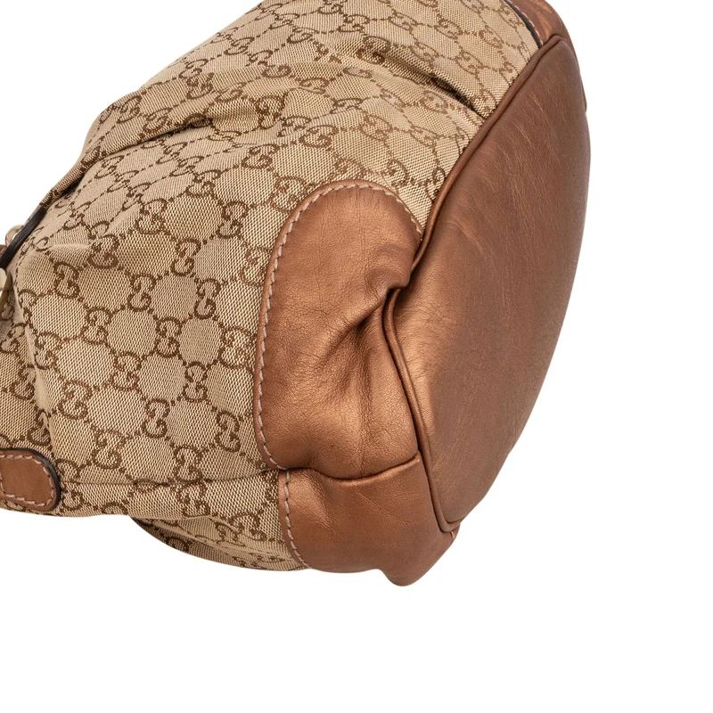 Gucci Monogram GG Canvas Sukey Satchel Handbag