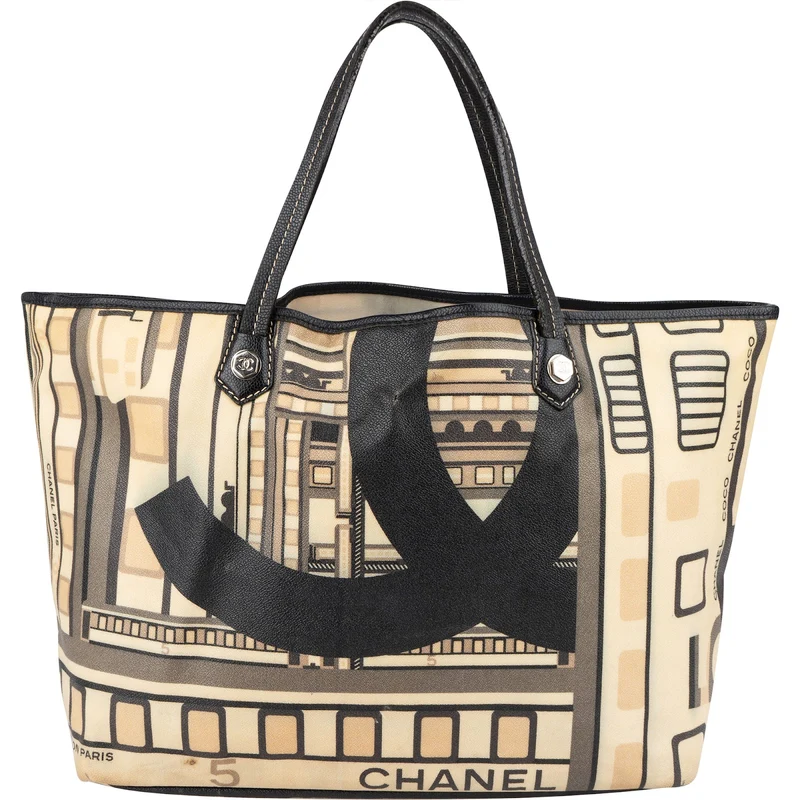Chanel Central Station Grand Shopping Cambon Tote Handbag