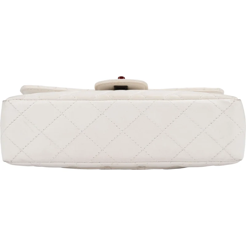 Chanel Quilted Lambskin Tortoise Medium Single Flap Shoulder Bag