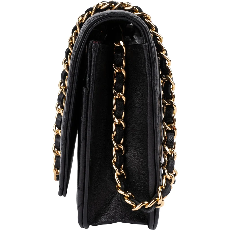 Chanel Quilted Lambskin Wallet On Chain Crossbody Bag