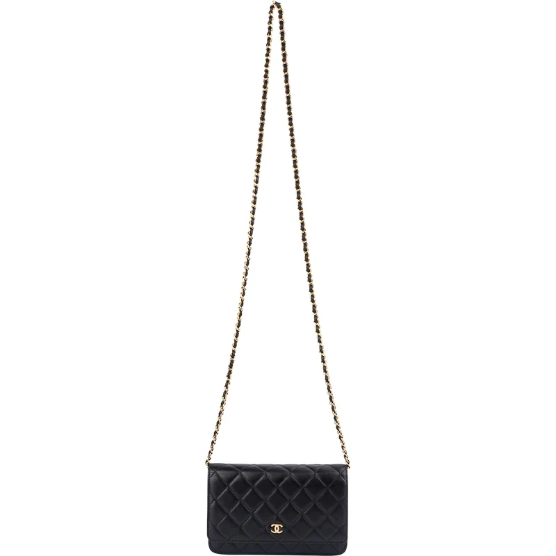 Chanel Quilted Lambskin Wallet On Chain Crossbody Bag