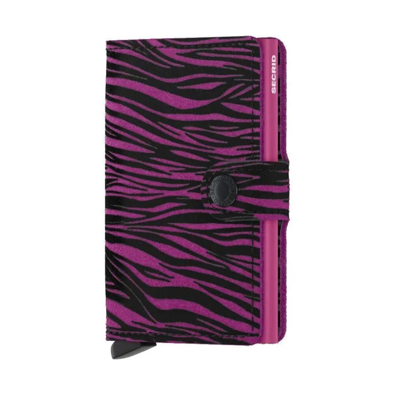 Kreditkartenetui Zebra Fuchsia Pink